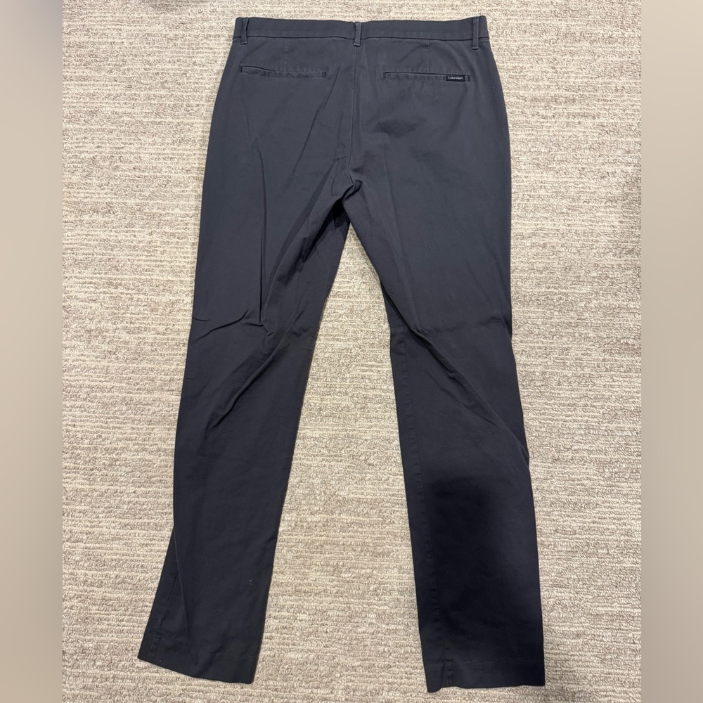 Calvin Klein Charcoal Gray Men's Pants - Picture 6 of 7